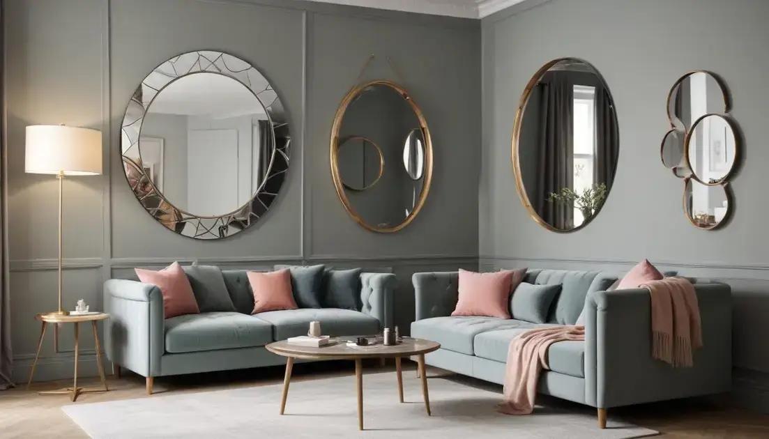 Tipos de espelhos para diferentes ambientes