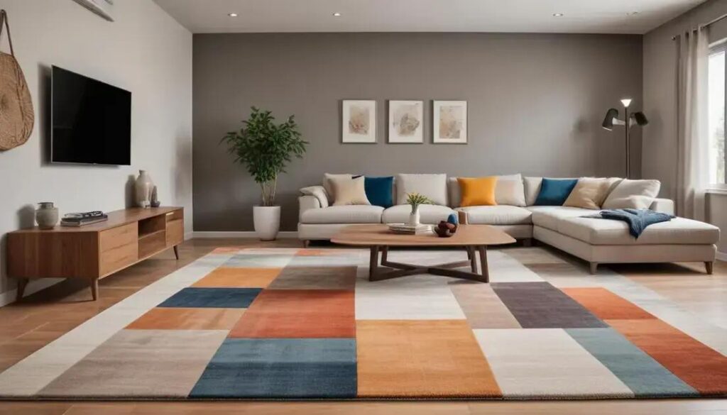 Tapetes modernos para sala: transforme seu espaço com estilo e conforto