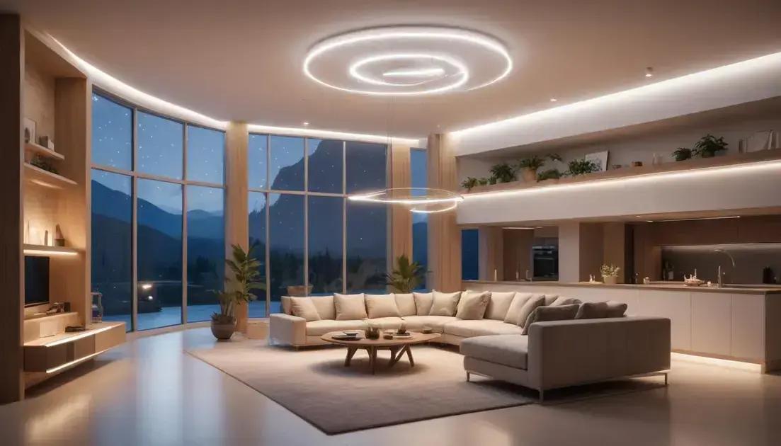 futuro e inovações na iluminação inteligente para lares