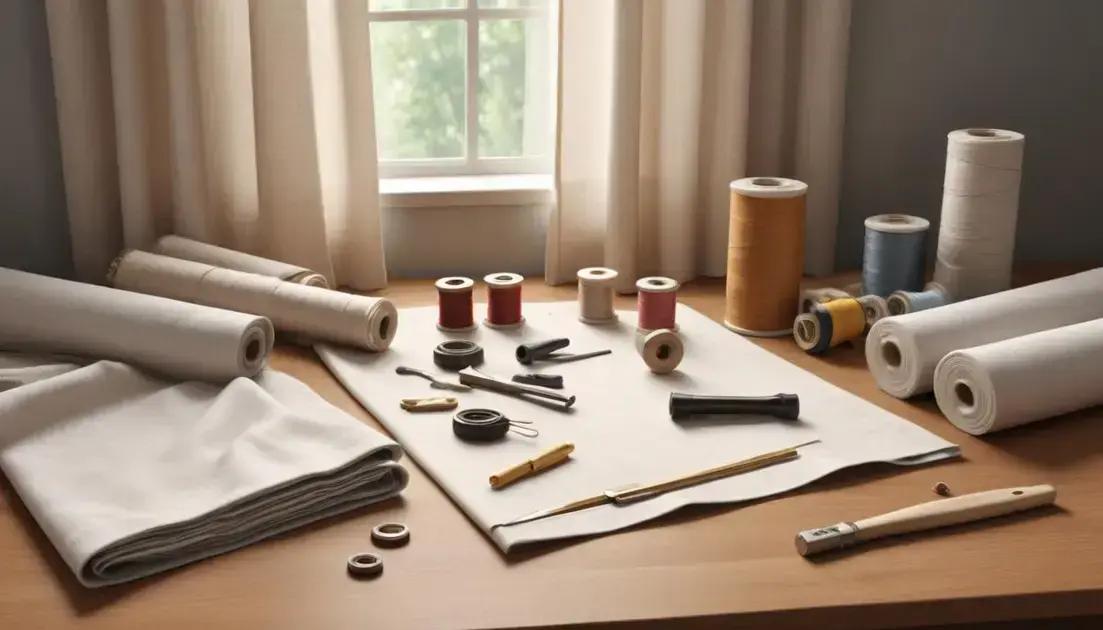 Materiais necessários para fazer cortinas Materiais necessários para fazer cortinas