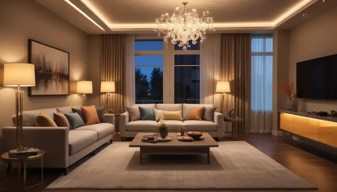 Dicas para iluminar sua sala de estar de forma criativa Dicas para iluminar sua sala de estar de forma criativa