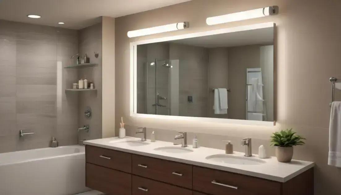 Tipos de iluminação para banheiros: direcional, difusa e decorativa