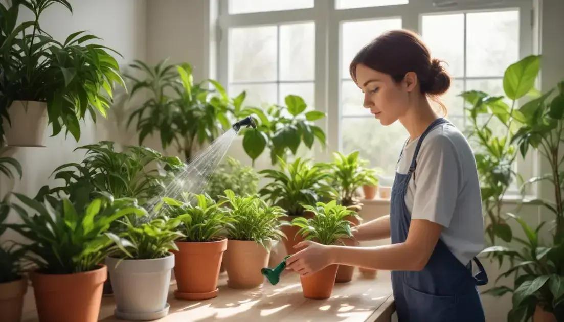 Como cuidar das plantas ornamentais em casa