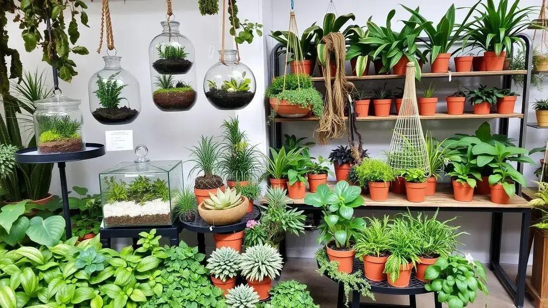 Ideias criativas para arranjos de plantas