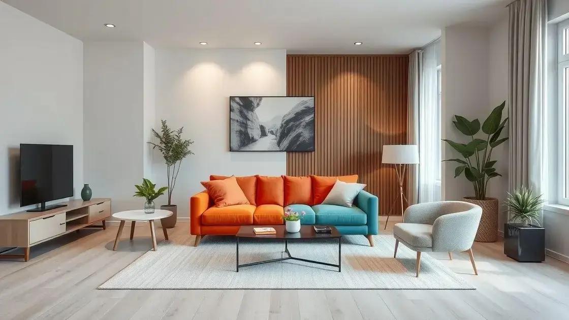 Tendências atuais em decoração de interiores