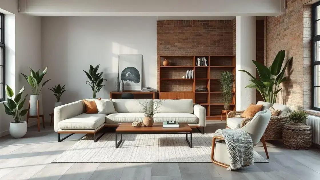 Tendências modernas em decoração de salas