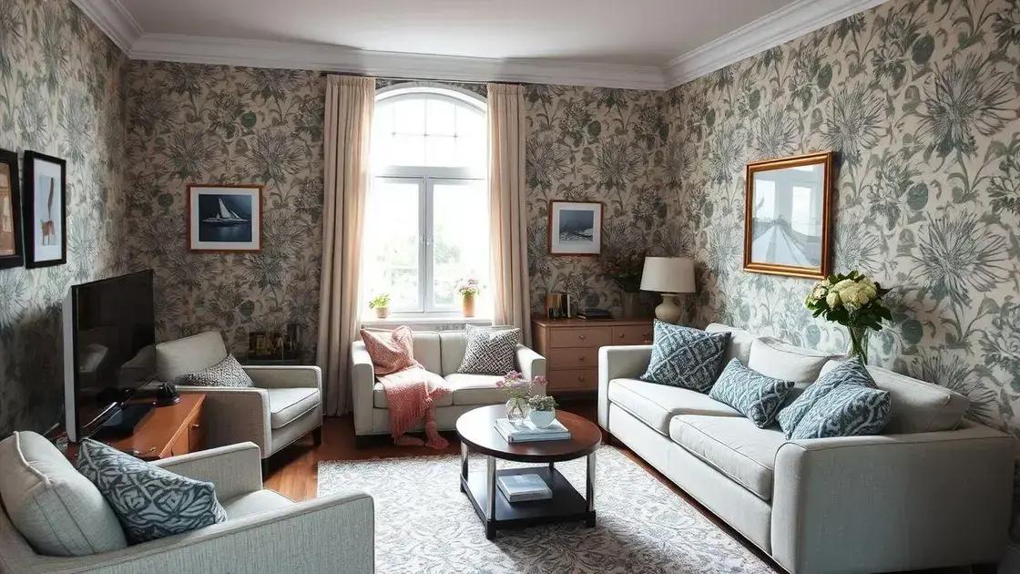 Papel de parede para sala: transforme seu ambiente com estilo