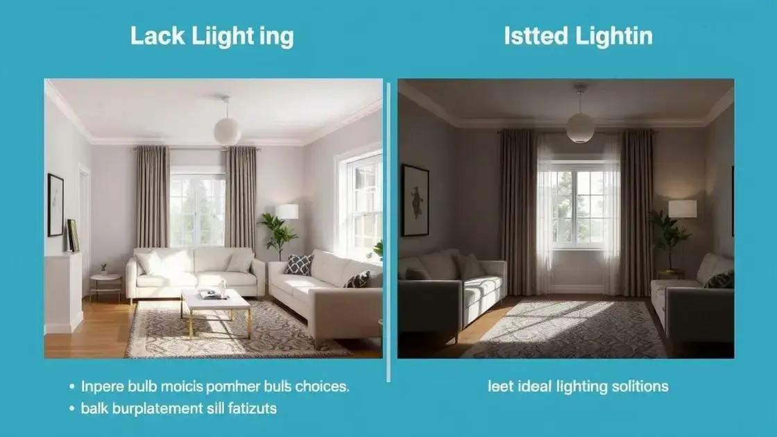Erros comuns na escolha da iluminação e como evitá-los