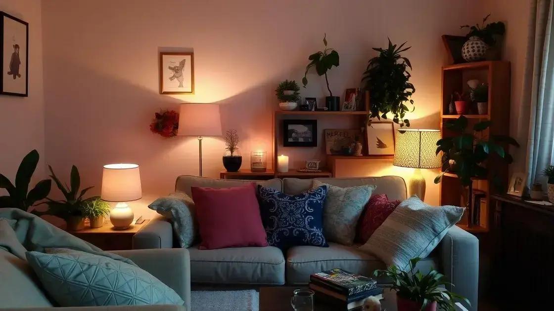 Como criar um ambiente aconchegante com pouco Como criar um ambiente aconchegante com pouco