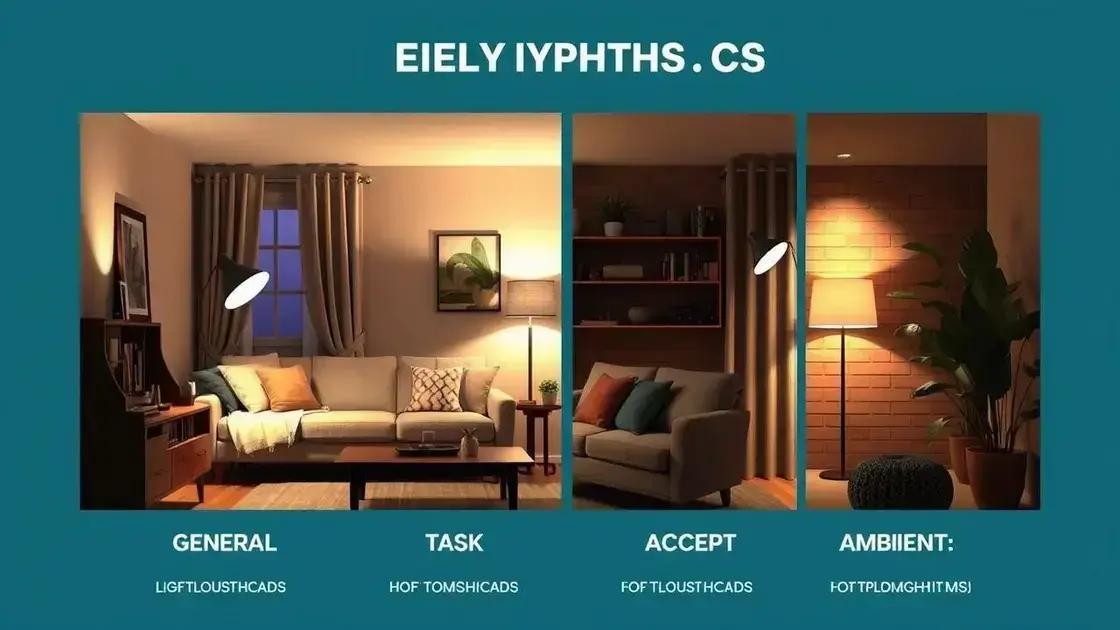 Tipos de iluminação para sua casa