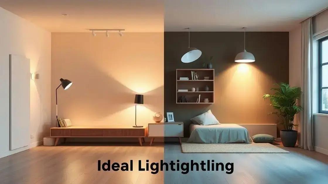 Como escolher a iluminação ideal para cada ambiente