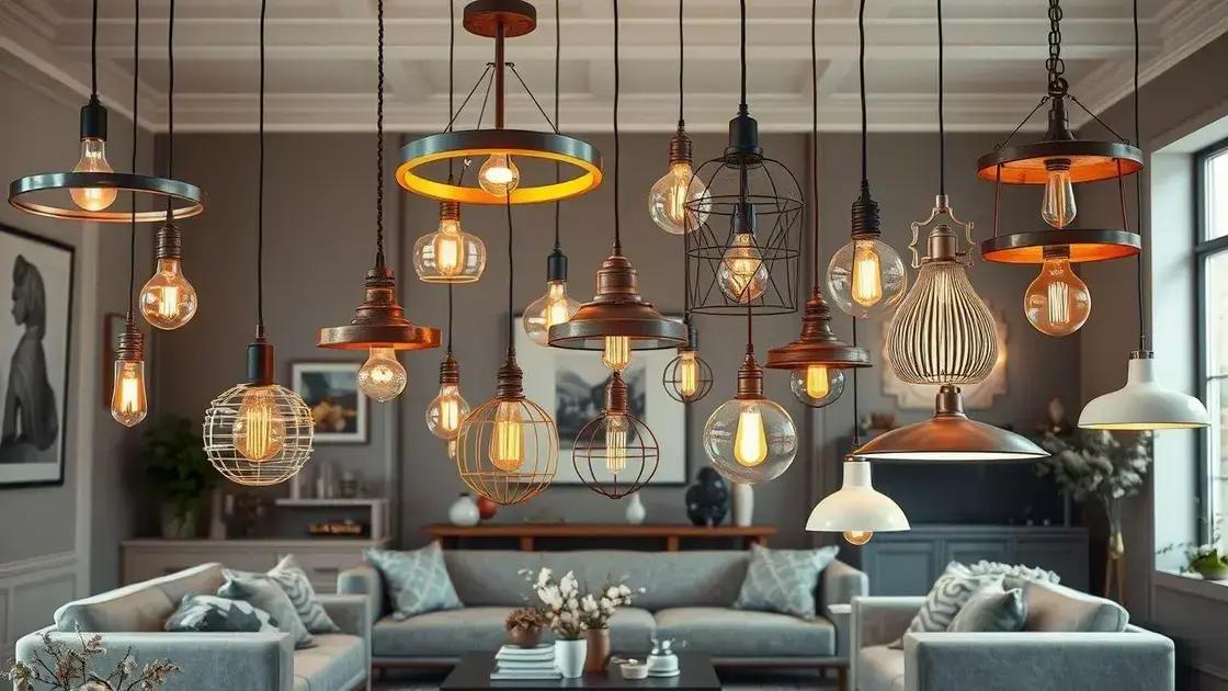 Estilos de iluminação com pendentes que vão encantar