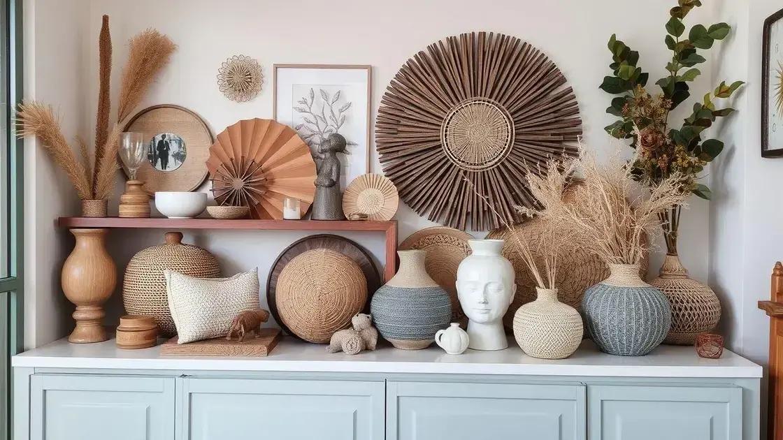 Dicas para combinar itens decorativos com sua decoração