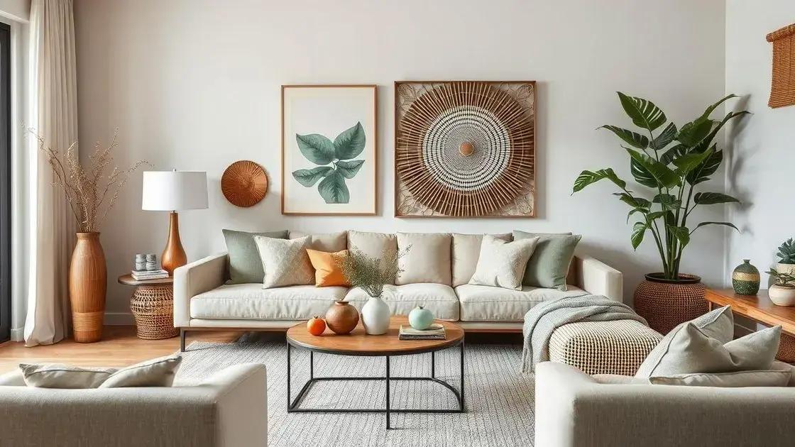 Objetos decorativos sustentáveis: transforme sua casa com estilo e consciência