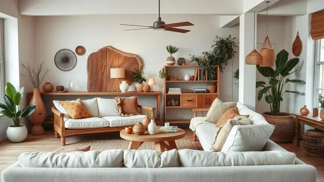 Benefícios de usar objetos decorativos sustentáveis