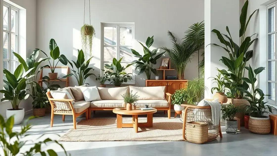 Benefícios de usar elementos naturais na decoração