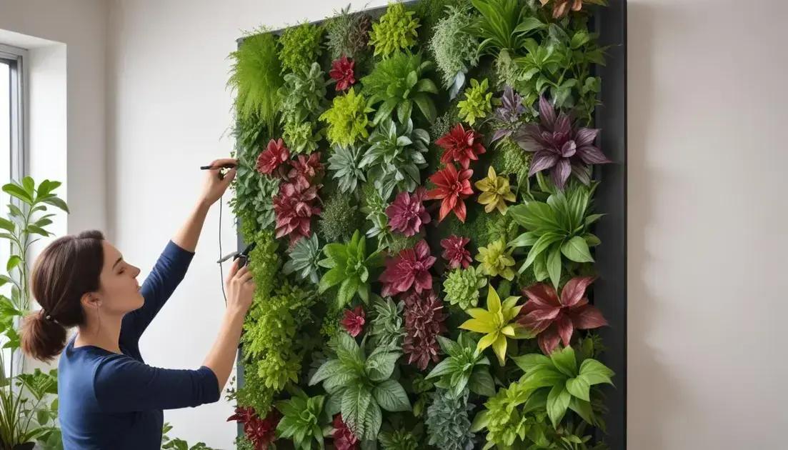 Dicas para instalar um jardim vertical em casa