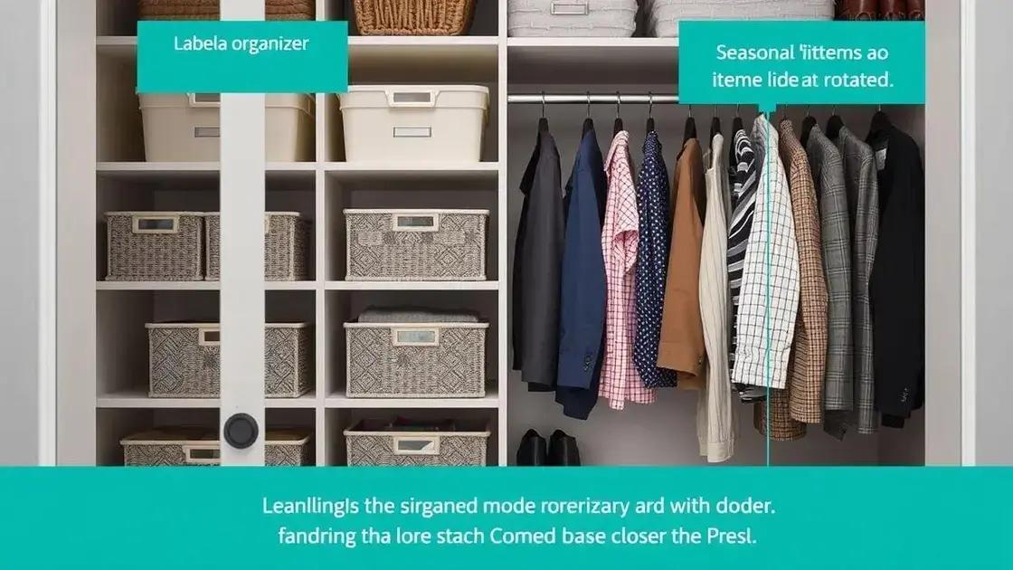 A importância da manutenção na organização dos armários