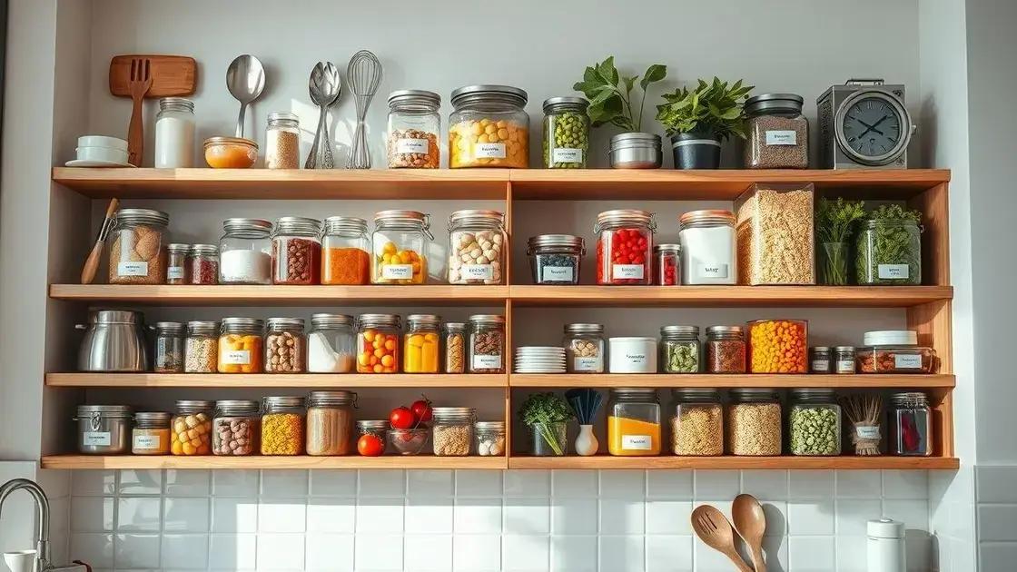 Dicas para separar utensílios e ingredientes