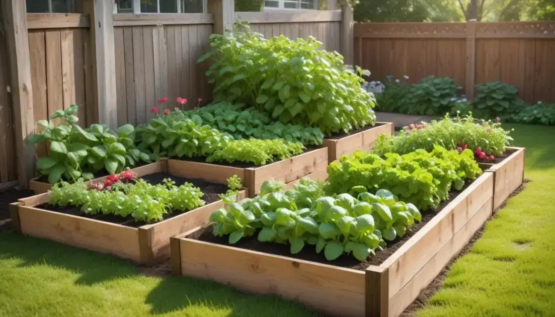 Escolha das ervas e vegetais ideais para iniciantes