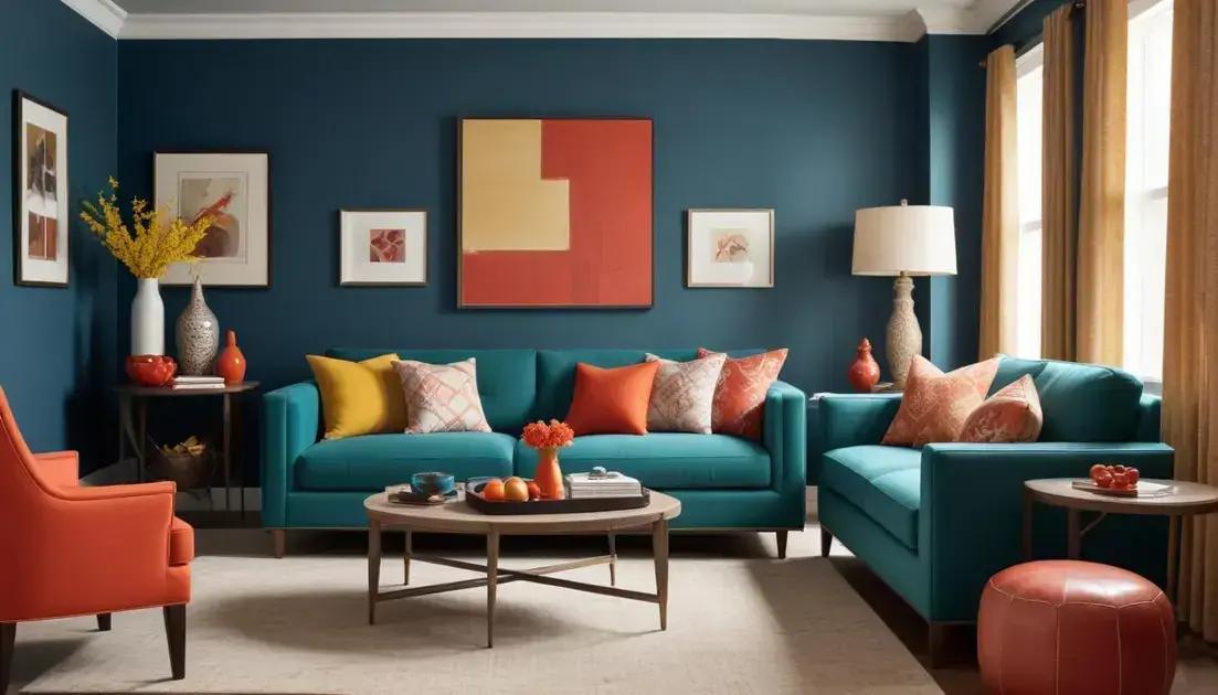 Como combinar cores na decoração