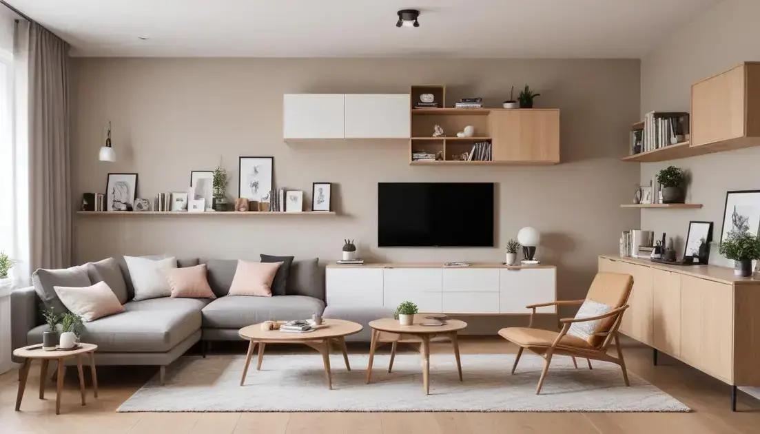 Móveis multifuncionais e compactos: a solução perfeita para espaços pequenos