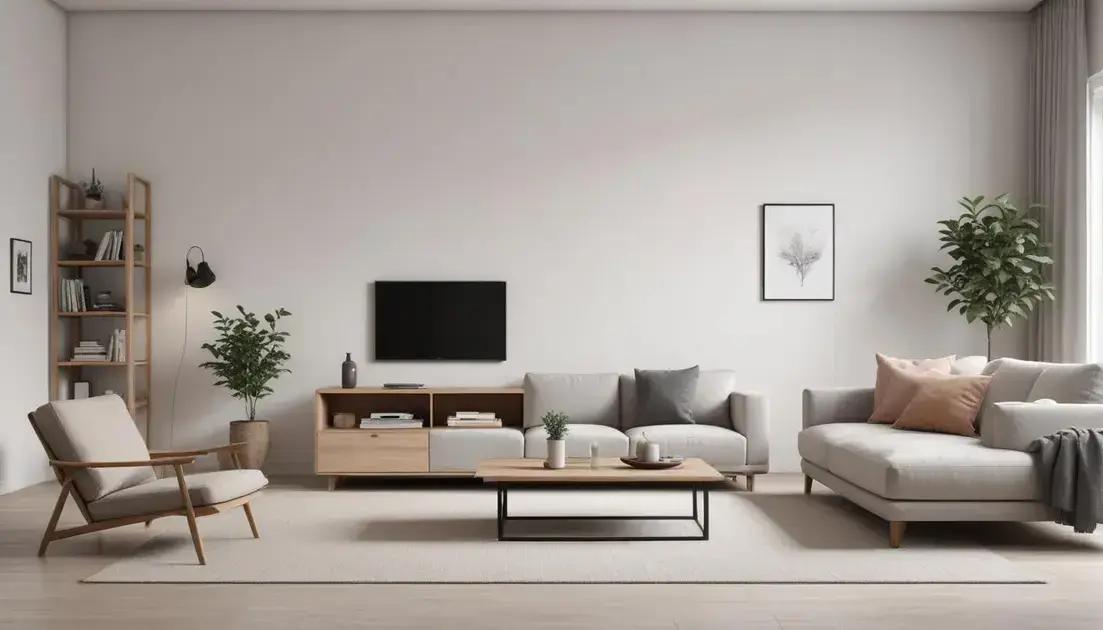 Decoração minimalista e funcional: como transformar seu espaço com praticidade