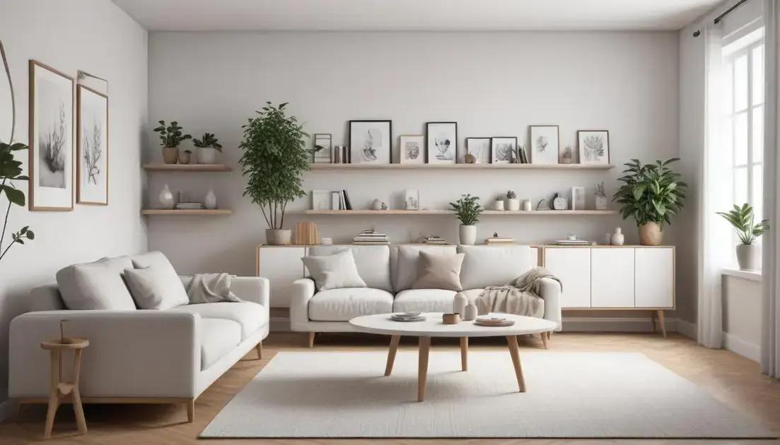 Benefícios da decoração minimalista