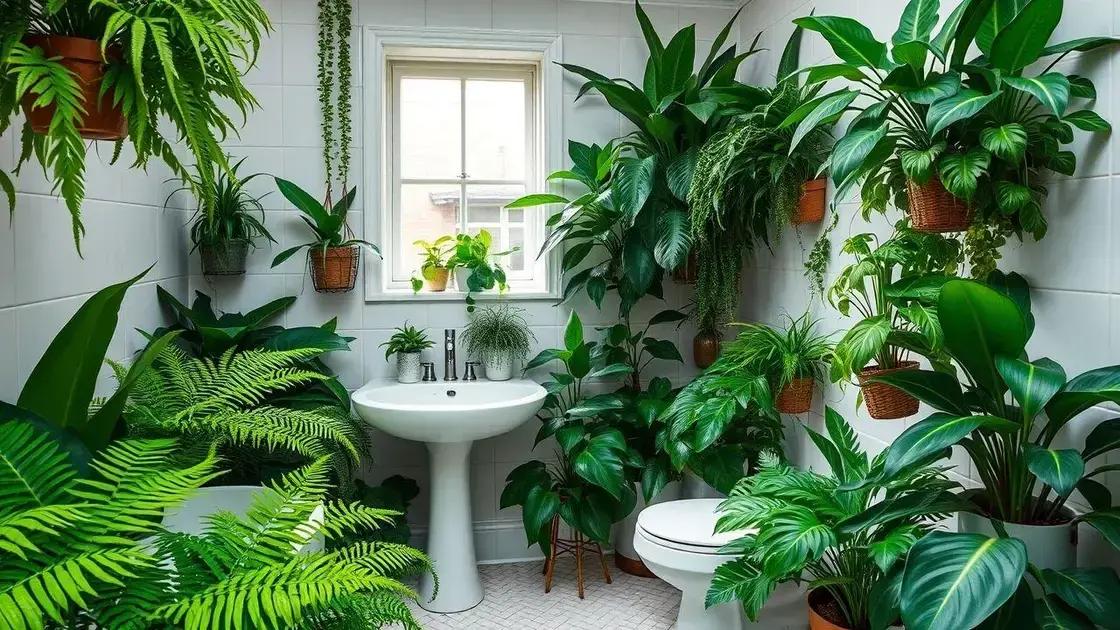As melhores plantas para ambientes úmidos