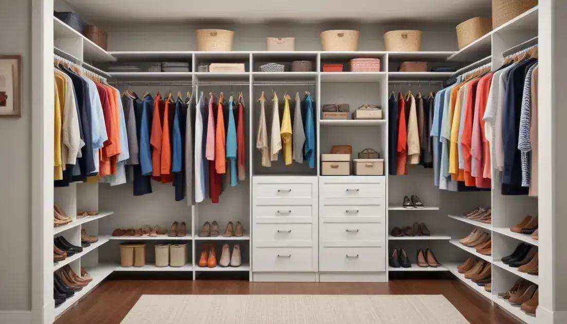 Como organizar armários e guarda-roupas: dicas práticas para facilitar seu dia a dia