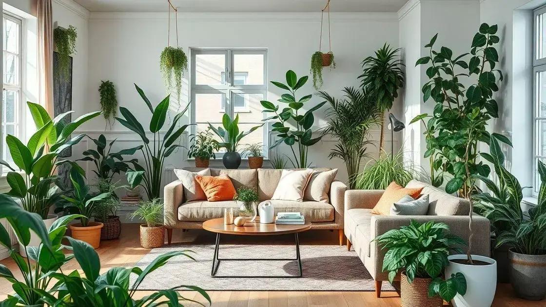 Plantas para sala de estar: transforme seu espaço com verde