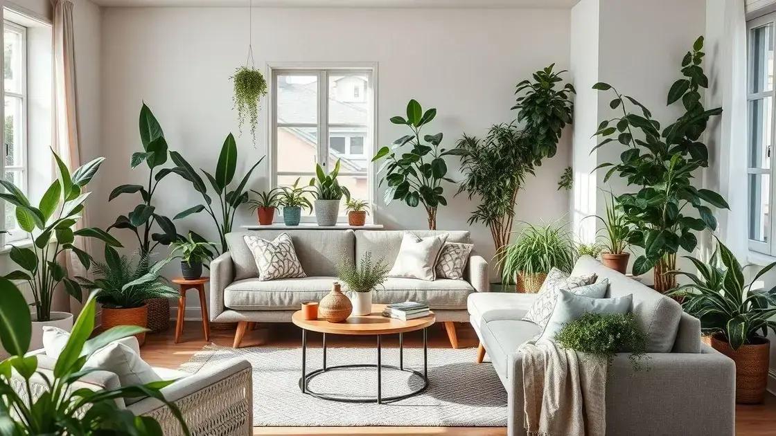 Benefícios de ter plantas purificadoras em casa