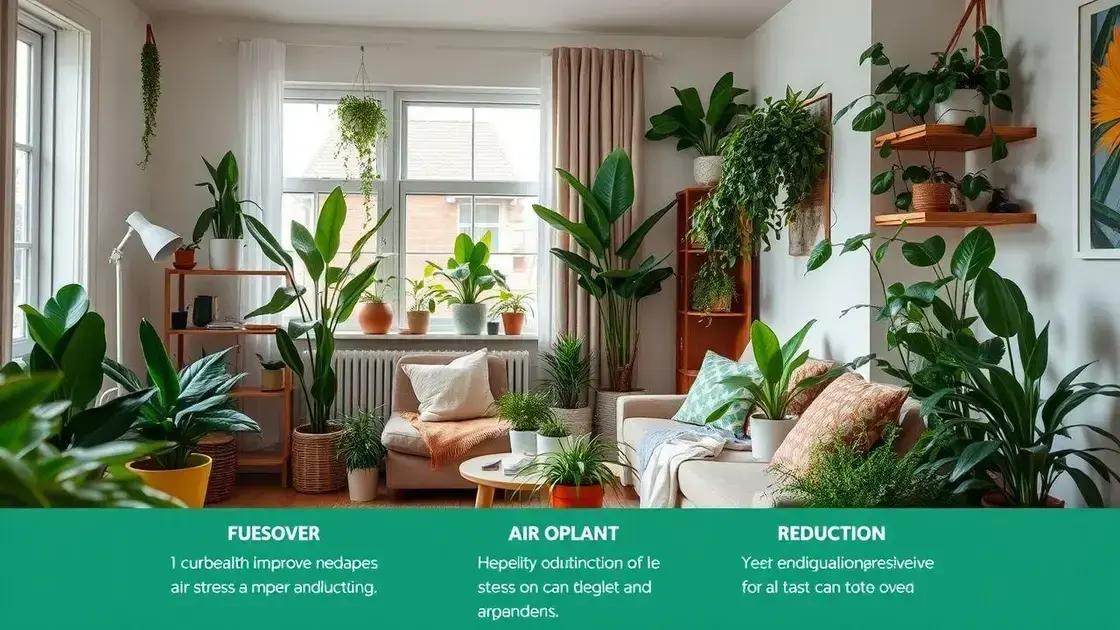 Benefícios de ter plantas em apartamentos pequenos