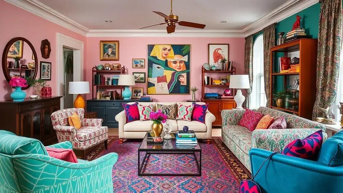 Como aplicar o estilo maximalista na sua casa