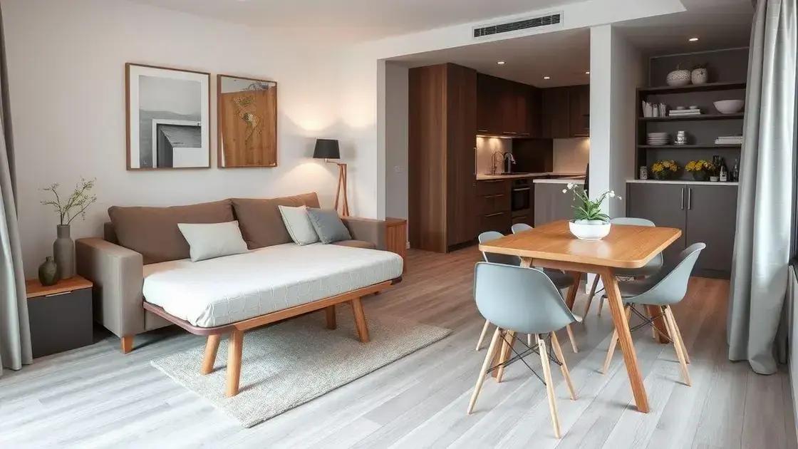 Vantagens de usar móveis multifuncionais