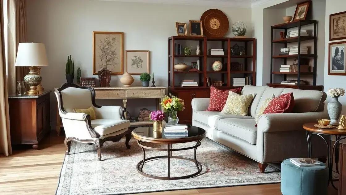 Dicas para combinar objetos vintage com móveis modernos