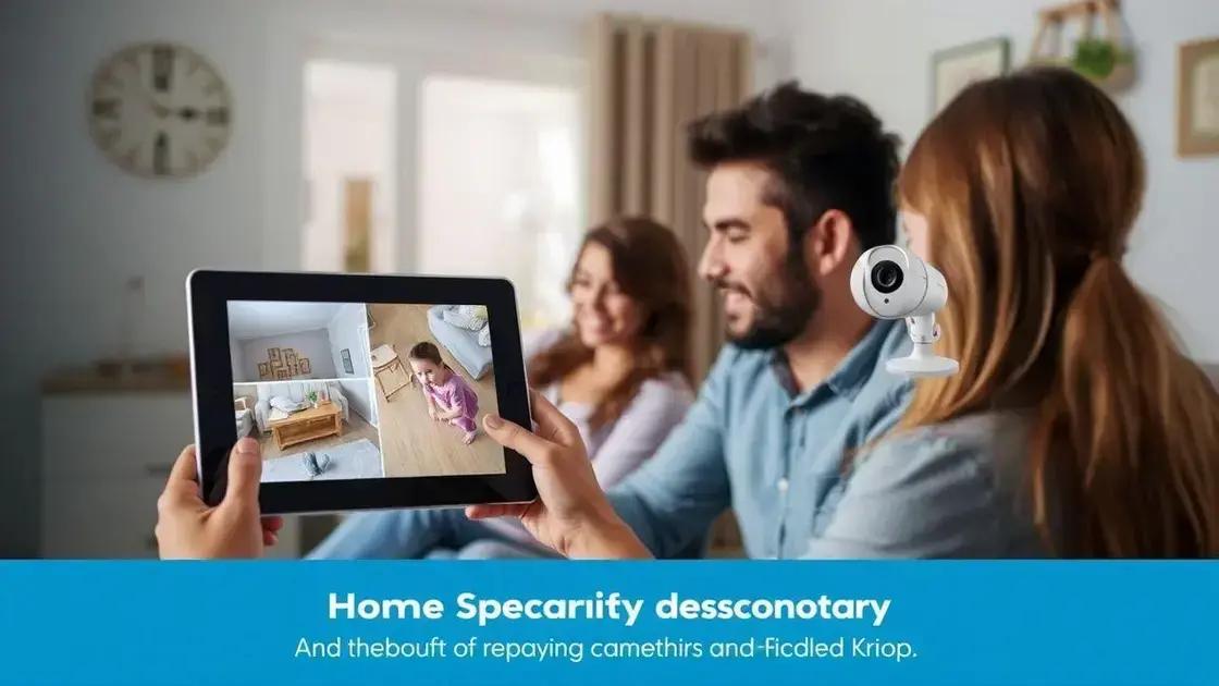 Benefícios das câmeras de segurança em residências
