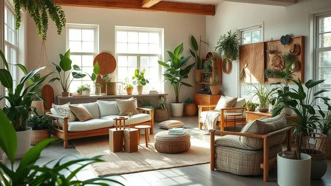 Benefícios da decoração sustentável