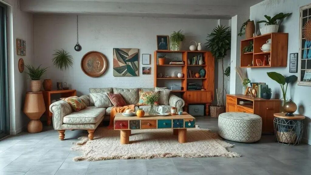 Materiais reciclados na decoração: transforme sua casa com criatividade