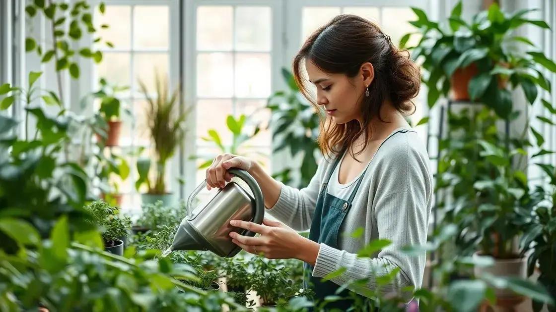 Benefícios da jardinagem interna para a saúde