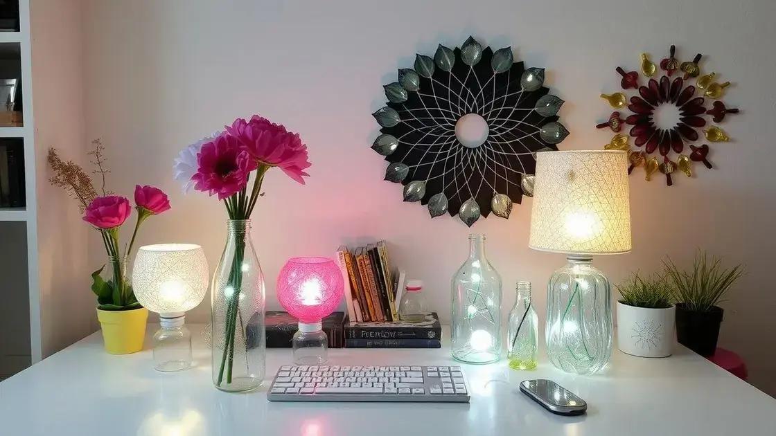 Ideias criativas para projetos com garrafas PET