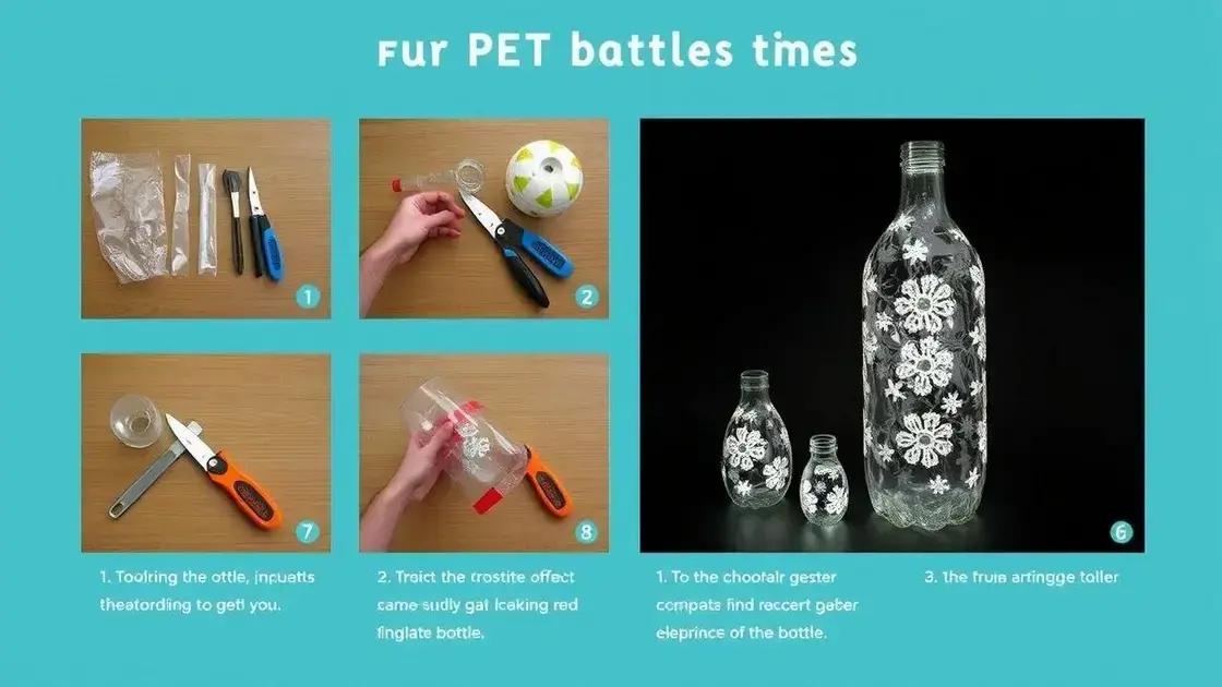 Passo a passo: como transformar garrafas PET em objetos decorativos