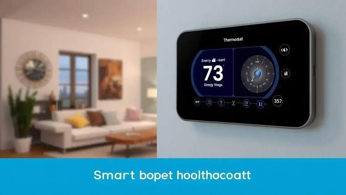 Vantagens de usar um termostato inteligente