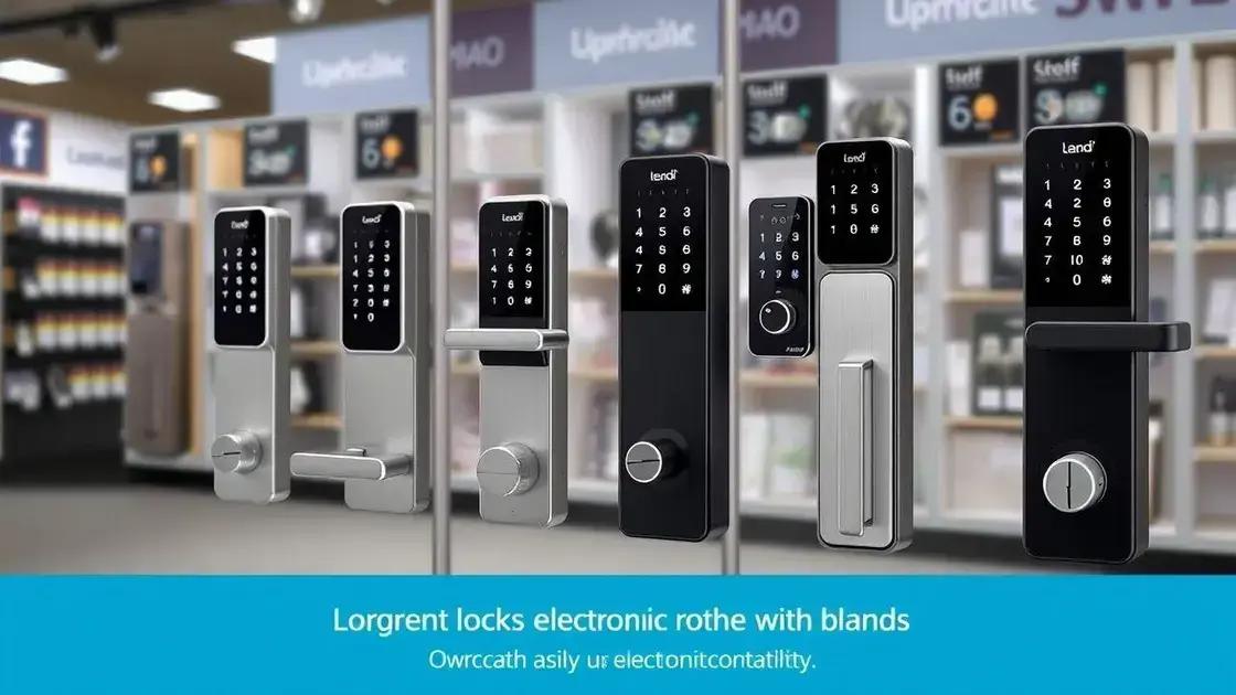 Principais marcas e modelos de fechaduras eletrônicas