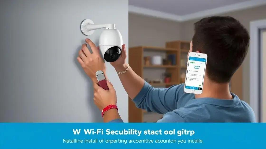 Dicas de instalação para câmeras de segurança Wi-Fi