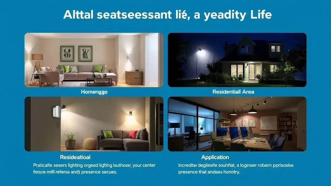 Aplicações práticas dos sensores de presença no dia a dia