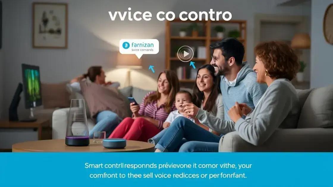 Benefícios de ter um controle por voz em casa