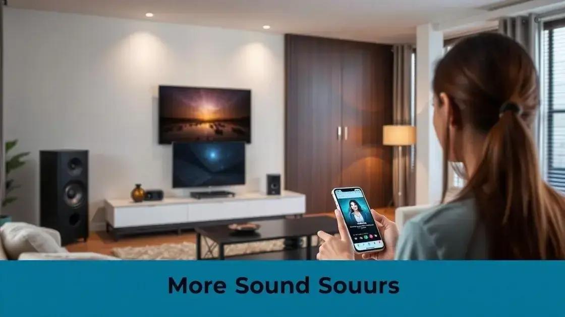 Benefícios de um sistema de som ambiente inteligente