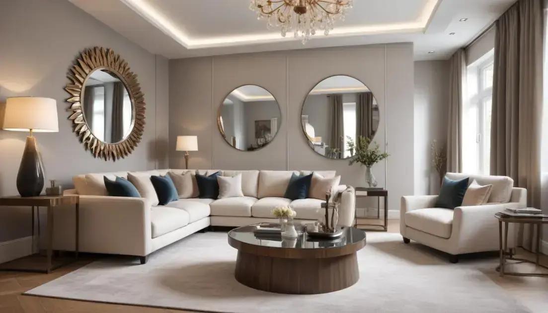 Decoração com espelhos na parede: transforme seu espaço com estilo