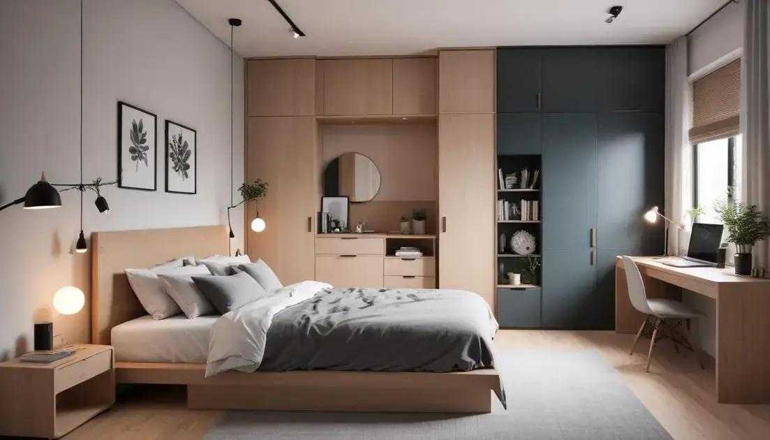 Ideias para quarto de casal pequeno que vão transformar seu espaço